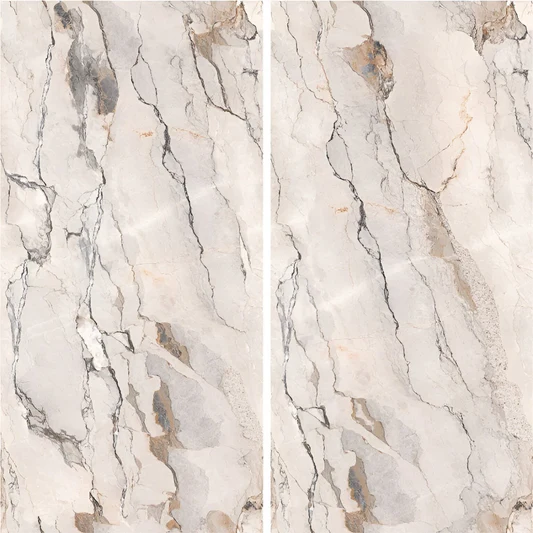 ora crackles beige marble vitrified tile 1