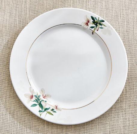 Amara Azalea Maya Bone China Floral Print Dinner Plate – 28cm