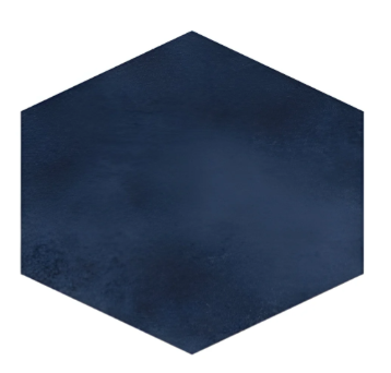Cotto Blue Hexagon Matt Tile 8*10 Inches