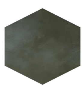 Cotto Green Hexagon Matt Tile 8*10 Inches