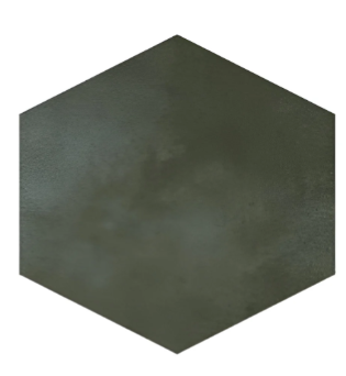 Cotto Green Hexagon Matt Tile 8*10 Inches