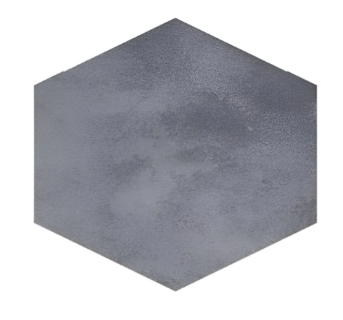 Cotto Steel Grey Hexagon Matt Tile 8*10 Inches