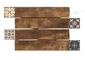Hannah Nut Vitrified Tile 6*36 Inch