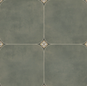 Heritage Verde Moroccan Ceramic Tile 24 x 24 Inch
