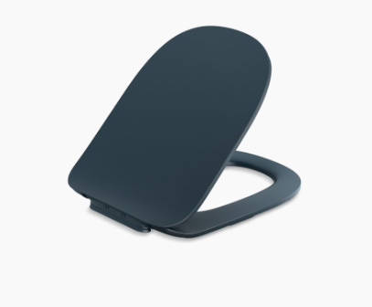 Quiet-Close Round-Front Toilet Seat