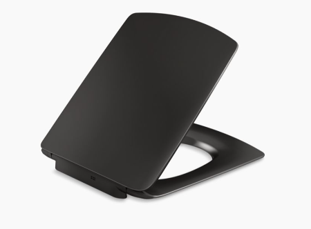 Quiet-Close Square-Front Toilet Seat