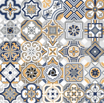 Rangoli Beige Moroccon Tile 24*24 Inch
