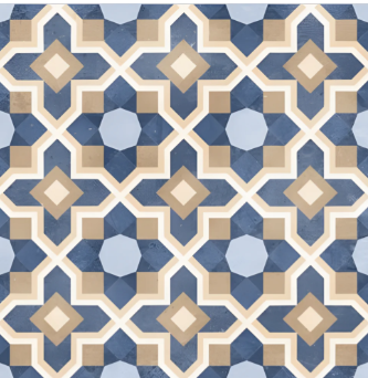 Sontra Moroccan Vitrified Tile 16x16 Inch (B)